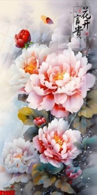 File in trần File tranh gốc in tranh tường nền tổng hợp H14027 (file gốc) phong thủy