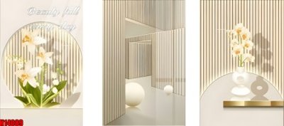 File tranh File tranh gốc in tranh tường nền tổng hợp H14089 (bản gốc) trang trí văn phòng