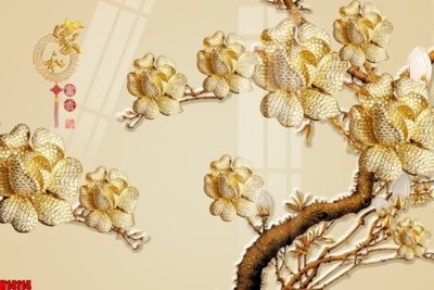 File gốc File tranh gốc in tranh tường nền tổng hợp H14114 (in mica) làm bảng hiệu