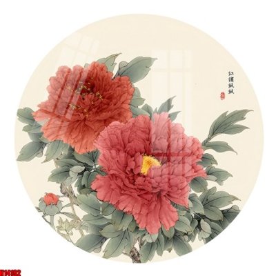 File tranh File tranh gốc in tranh tường nền tổng hợp H14192 (bản gốc) in lụa dán tường