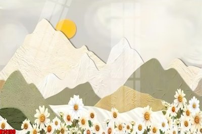 File tranh File tranh gốc in tranh tường nền tổng hợp H14199 (ảnh gốc) in trần 3D