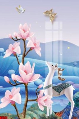 Download file gốc File tranh decor tranh bộ treo tường tổng hợp H1421 (in mica) logo