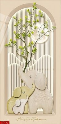 File gốc File tranh gốc in tranh tường nền tổng hợp H14373 (AI/EPS) cho in ấn