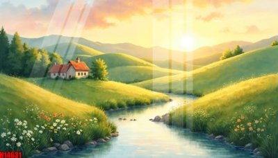 Tải file File tranh gốc in tranh tường nền tổng hợp H14631 (ảnh gốc) file AI/EPS