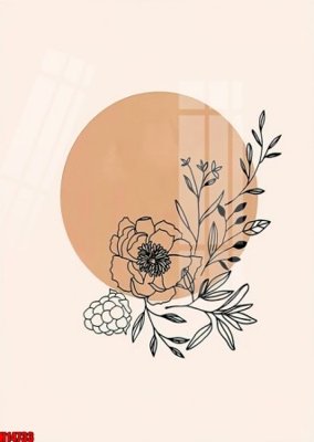 Tải file File tranh gốc in tranh tường nền tổng hợp H14733 (gốc) chủ đề hoa sen