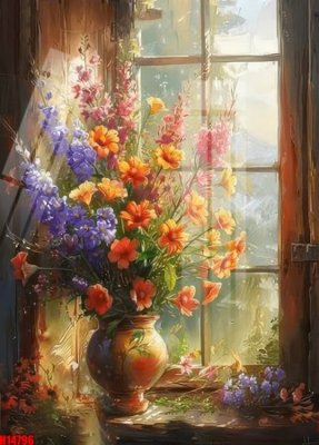 Download file gốc File tranh gốc in tranh tường nền tổng hợp H14796 (in mica) trang trí