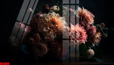 Tải file File tranh gốc in tranh tường nền tổng hợp H15009 (gốc) làm file in ấn