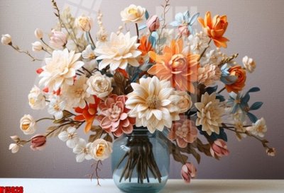 File in mica File tranh gốc in tranh tường nền tổng hợp H15026 (bản gốc) sắc sảo