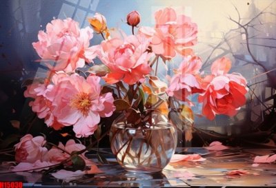 Ảnh gốc File tranh gốc in tranh tường nền tổng hợp H15030 (siêu chi tiết) để in ấn