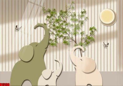 File gốc File tranh gốc in tranh tường nền tổng hợp H15198 (thiết kế) độc quyền