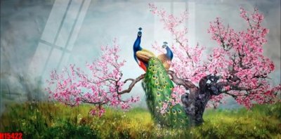 Tải file File tranh gốc in tranh tường nền tổng hợp H15422 (gốc) chủ đề hoa sen