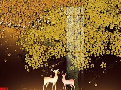 File gốc File tranh decor tranh bộ treo tường tổng hợp H1543 (cho in ấn) độc quyền