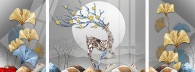 File gốc File tranh gốc in tranh tường nền tổng hợp H15462 (PSD/TIFF) độ phân giải cao