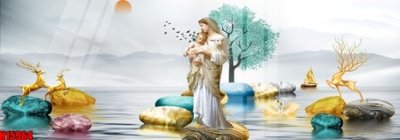 Tải file File tranh gốc in tranh tường nền tổng hợp H15964 (gốc) làm tranh treo tường