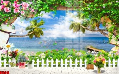 File tranh File tranh gốc in tranh tường nền tổng hợp H16014 (bản gốc) treo phòng ăn