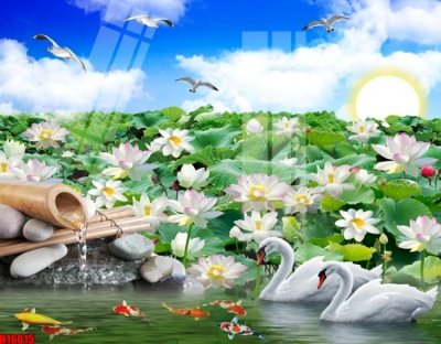 Tải file File tranh gốc in tranh tường nền tổng hợp H16015 (ảnh gốc) in gạch men