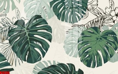 File in trần File tranh gốc in tranh tường nền tổng hợp H16205 (bản gốc) phong cảnh