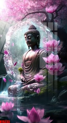 File tranh File tranh gốc in tranh tường nền tổng hợp H16233 (bản gốc) in lụa 5D