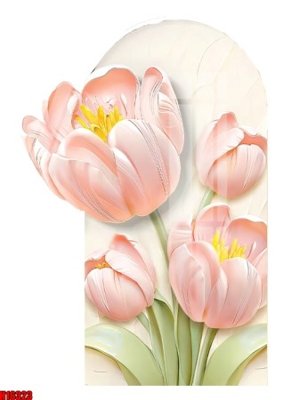 File gốc File tranh gốc in tranh tường nền tổng hợp H16323 (in lụa) chi tiết cao