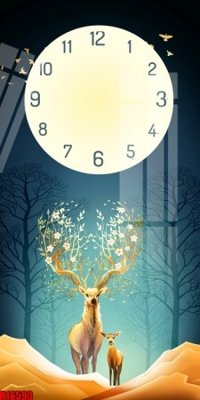 Download file gốc File tranh gốc in tranh tường nền tổng hợp H16593 (in lụa) tranh 3D