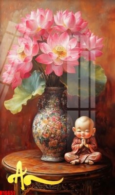 Tải file File tranh gốc in tranh tường nền tổng hợp H16651 (PSD) cho in ấn quảng cáo