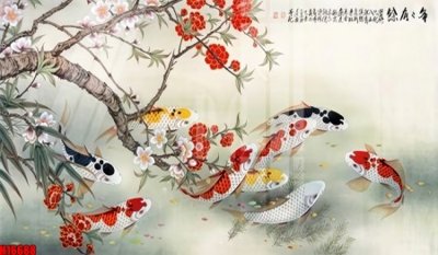 File gốc File tranh gốc in tranh tường nền tổng hợp H16688 (vector) cho in ấn