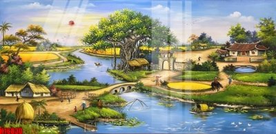 File gốc File tranh gốc in tranh tường nền tổng hợp H16830 (in tráng gương) ốp tường