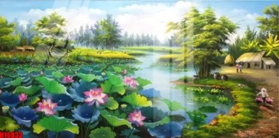 File gốc File tranh gốc in tranh tường nền tổng hợp H16833 (chuẩn màu) cho in offset