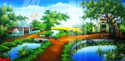 File ảnh File tranh gốc in tranh tường nền tổng hợp H16879 (gốc) in PP, decal
