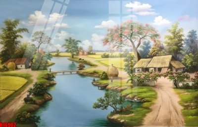 Tải file File tranh gốc in tranh tường nền tổng hợp H16902 (gốc) chủ đề hoa sen