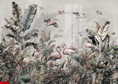 File gốc in ấn File tranh gốc in tranh tường nền tổng hợp H16939 chất lượng vượt trội