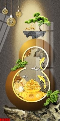 Tải file File tranh gốc in tranh tường nền tổng hợp H16965 (gốc) để in ấn ngay