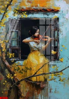 Ảnh gốc File tranh gốc in tranh tường nền tổng hợp H17040 (siêu chi tiết) để in ấn