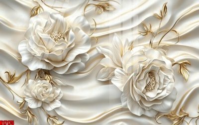 File gốc File tranh gốc in tranh tường nền tổng hợp H17175 (in lụa) họa tiết 3D