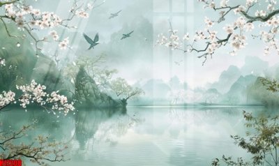 File tranh File tranh gốc in tranh tường nền tổng hợp H17208 (gốc) in vải canvas