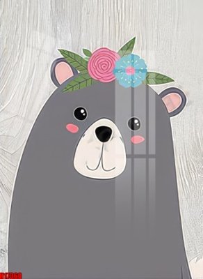 File in trần File tranh gốc in tranh tường nền tổng hợp H17360 (bản gốc 3D) sống động