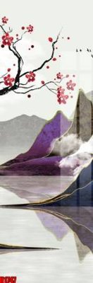 File tranh File tranh decor tranh bộ treo tường tổng hợp H1747 (bản gốc) in lụa 3D