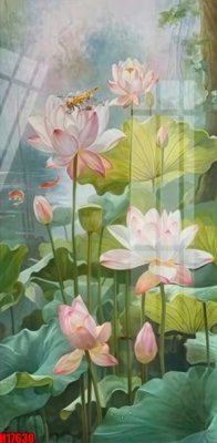 File tranh gốc PSD File tranh gốc in tranh tường nền tổng hợp H17630 còn nguyên layer