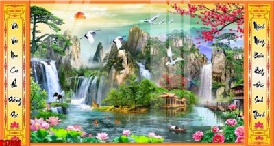 Tải về file gốc File tranh gốc in tranh tường nền tổng hợp H17682 (dùng cho in quảng cáo)