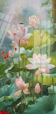 File gốc File tranh gốc in tranh tường nền tổng hợp H17797 (in mica) làm quà tặng