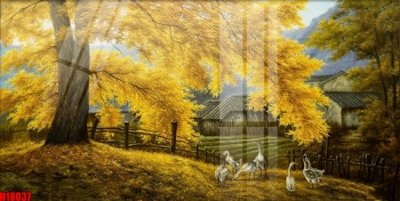 Ảnh gốc File tranh gốc in tranh tường nền tổng hợp H18037 (độ nét cao) in tráng gương