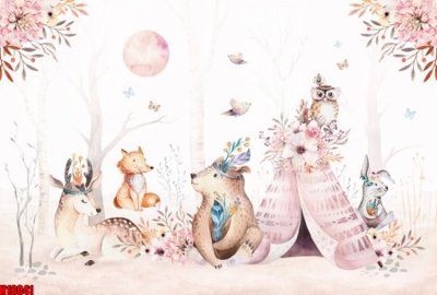 Download file gốc File tranh gốc in tranh tường nền tổng hợp H18041 (in lụa) tranh 3D