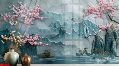 File tranh in tráng gương File tranh gốc in tranh tường nền tổng hợp H18076 (siêu nét)