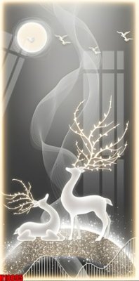 File tranh gốc File tranh gốc in tranh tường nền tổng hợp H18095 (bản đẹp) độc quyền