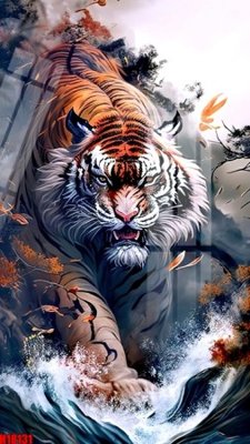 Ảnh gốc File tranh gốc in tranh tường nền tổng hợp H18131 (nét căng) in mica