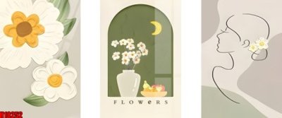 File ảnh File tranh gốc in tranh tường nền tổng hợp H18252 (gốc) cho trang trí nhà hàng