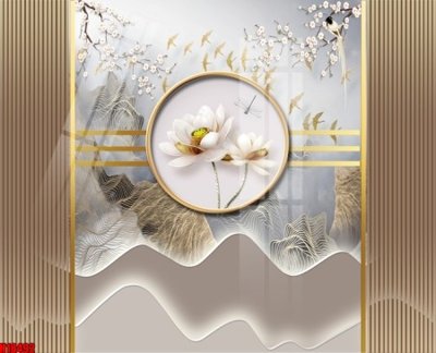 File PSD in ấn File tranh gốc in tranh tường nền tổng hợp H18492 (chất lượng cao)