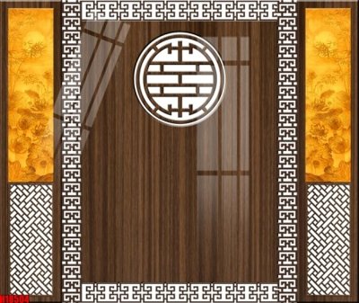 Tải file File tranh gốc in tranh tường nền tổng hợp H18504 (gốc) chủ đề hoa sen