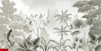 Tải file File tranh gốc in tranh tường nền tổng hợp H18586 (gốc) in ấn chất lượng