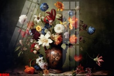 File tranh in tráng gương File tranh gốc in tranh tường nền tổng hợp H18634 (siêu nét)